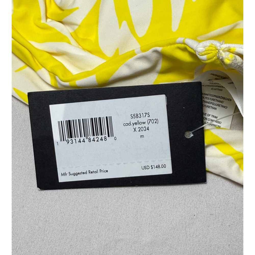 Kate Spade Women's Swim Top Size M Yellow NWT - Picture 5 of 5